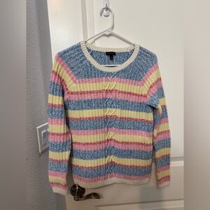 Talbot Women’s Striped Multicolor Sweater